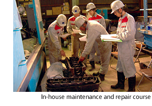 In-house maintenance and repair course 